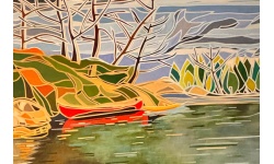 25011-Red Canoe